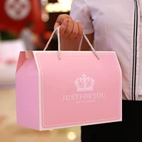 Европейская подарочная коробка в стиле в стиле в стиле свадебная коробка Свадебная конфеты возвращение подарок в середине -Autumn Moon Cake Bag Сумка день рождения