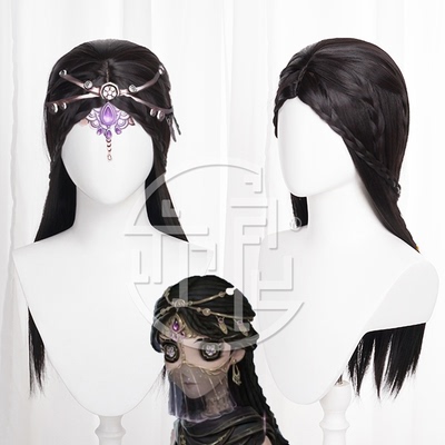 taobao agent 亦良 Fifth Personality COS Antiqueman-Black Raven COSPLAY wig stylist Mantra