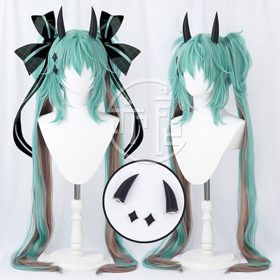 taobao agent Yiliang Hatsune Miku Future Little Raccoon COSPLAY wig Miku corner head jewelry accessories