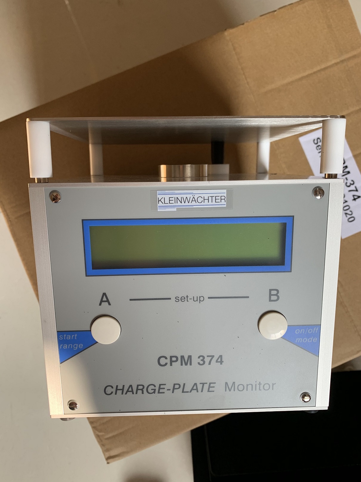 German Kleinwachter Konavoczt CPM-374 flat electrostatic tester fan test