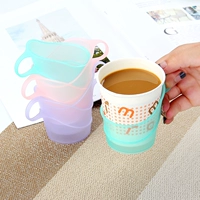 Пластиковая чашка с одноразовой бумажной чашкой, держащая в офисе, толстая чашка против опор