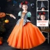 Bé Gái Trang Phục Hóa Trang Halloween Bí Ngô Đầm Công Chúa Trẻ Em Cosplay Phù Thủy Hứa Cô Gái Thể Hiện Đảng halloween2021 Trang phục haloween