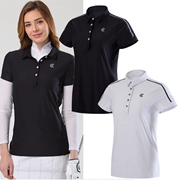 Ưu đãi đặc biệt 2019 hè mới Hàn Quốc mua quần áo golf nữ áo thun thể thao tay ngắn golf - Thể thao sau