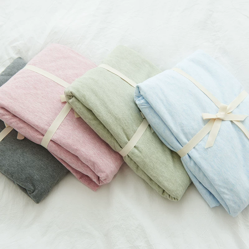 Cotton knitted sheet, bedspread, 1.8m