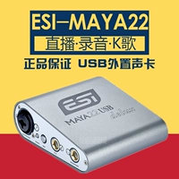 ESI Maya Maya22 Delux Updgry Professional Network K Song Запись USB внешняя звуковая карта