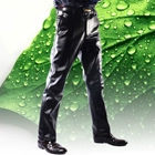Демисезонные флисовые ветрозащитные износостойкие штаны для отдыха, для мужчины среднего возраста, высокая талия, свободный прямой крой, большой размер