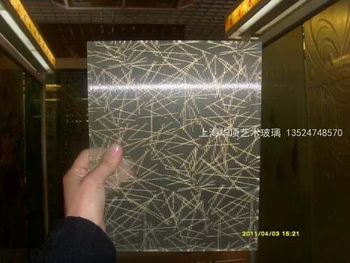 Huading*Flial Glass/Flial Silk Silk Art Art Glass Glip-Barrier Division Дверь Дверь DX-07