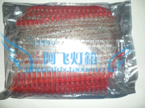 25 красных красных соединенных бусин Светодиодные электронные световые аксессуары 5 мм излучающий диод супер высокий
