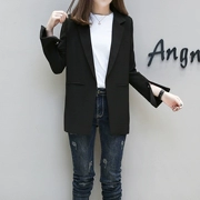 2018 xuân mới Hàn Quốc phù hợp với phụ nữ dài phần dài tay áo rộng hoang dã nhỏ phù hợp với áo khoác nữ