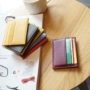 Châu Âu và Hoa Kỳ thời trang đơn giản kẹo màu siêu mỏng đa thẻ mini card gói gói mini ví nữ nhỏ ví đựng thẻ thông minh
