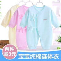 Quần áo trẻ sơ sinh bé onesies bé bướm quần áo mùa xuân và mùa thu mùa hè 0-3-6 tháng romper cotton body suit cho bé