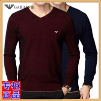 Chiamania 100% tinh khiết cashmere áo len nam dày áo len áo len v-cổ daddy kinh doanh mùa đông mùa xuân t áo len nam thời trang