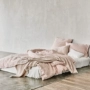 Mỹ chất lượng cao cấp 100% giường gai cây gai dầu ấm hồng tấm gối gia đình bốn có thể được tùy chỉnh - Khăn trải giường bộ ga nệm
