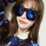 Fan Zhiqiao net red với 2018 hộp lớn kính mát cá tính vài mô hình kính mát xu hướng Hàn Quốc kính du lịch mắt kính nữ