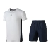 Xuân 2019 sản phẩm mới Li Ning phù hợp với đào tạo toàn diện quần short thể thao nam tay ngắn màu quần short cổ tròn mặc giản dị - Thể thao sau bộ quần áo gió nam adidas Thể thao sau