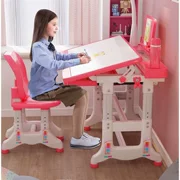 [Haumeta] Bàn học và ghế cho trẻ em đặt bàn học sinh viết bàn học sinh trung học cơ sở phòng ngủ bàn làm việc - Phòng trẻ em / Bàn ghế
