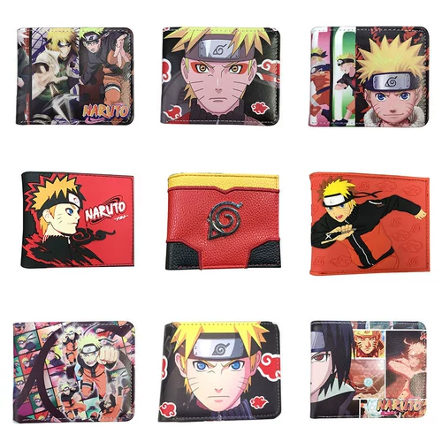 Наруто, бумажник, полиуретановый кошелек