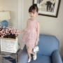 Váy bé gái hè 2019 trẻ em Hàn Quốc mùa hè đầm công chúa Váy bé gái ren không tay - Váy váy ren cao cap cho be