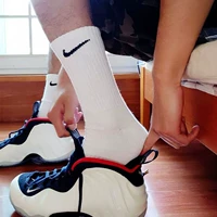 Nike nike Подлинные носки четыре сезона мужские носки женские носки с высоким уровнем с высоким уровнем неэхемы, носки и носки, три удвоения, SX7676
