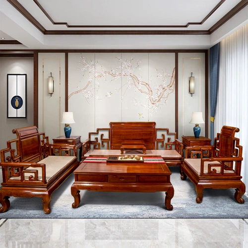 Диван из натурального дерева, классический комплект, качественная мебель, китайский стиль