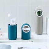 Зубная щетка для путешествий, портативная коробка для хранения, банка для хранения, ополаскиватель для рта, комплект, простой и элегантный дизайн