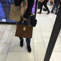 Michael Kors Hamilton Saffiano Medium Lock Bag Second-hand Classic Special Price Women's Bag