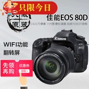 Điểm mới Canon Canon EOS 80D kit Máy ảnh kỹ thuật số tầm trung 18-135mm - SLR kỹ thuật số chuyên nghiệp