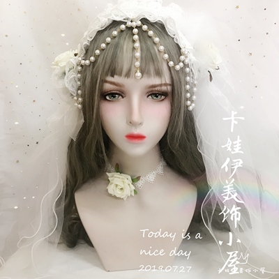 taobao agent Universal bride's veil, hair accessory, Lolita style