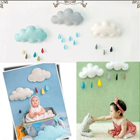 Реквизит для фотографии, украшение, детская ткань подходит для фотосессий, облако, в корейском стиле