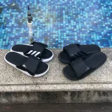 Adidas, летние пляжные спортивные повседневные тапочки для плавания с амортизацией