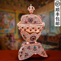 Непал чистый медный шелк шелк Tobba ручной работы Heman Gabara Bowl Bow