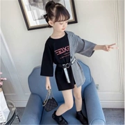 Quần áo trẻ em châu Âu mùa xuân 2019 mới cho trẻ em Hàn Quốc mùa xuân và mùa thu cô gái nước ngoài váy thời trang - Khác