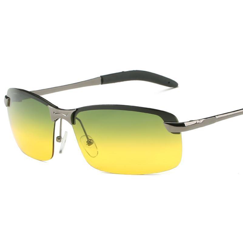 眼镜偏光近视夹片夜视功能专用遮阳护目黄色镜片季滑雪夹镜