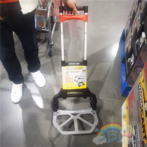 Домашняя покупка Costco Sam по домашним поставкам складной корзины легкая корзина для покупок может нести 68 кг.