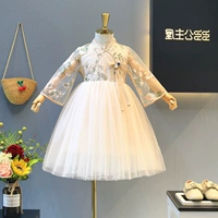 Quần áo trẻ em gái Hanfu xuân hè 2019 xuân mới phong cách cổ tích Trung Quốc Váy trẻ em công chúa mịn màng - Khác quan ao tre so sinh