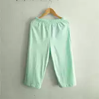 Mới mùa hè nữ cotton mỏng phần bảy điểm quần ngủ cotton quần nhà nhà quần short thể thao quần lỏng - Quần tây quần bò nữ