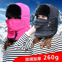 Защищающая от холода шапка подходит для мужчин и женщин, зимний шарф, утепленный удерживающий тепло ветрозащитный шлем с капюшоном