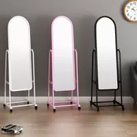 Gương treo gương treo tường công chúa gương toàn phòng hình chữ nhật cô gái treo tường gương - Gương gương vô cực