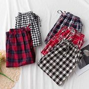 Mùa thu và mùa đông quần nhung nữ nhà nhung quần màu pyjama quần rộng kích thước lớn quần giản dị có thể được mặc