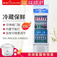 Sui Ling LG4-209LT trưng bày thương mại tủ đông cửa kính nước giải khát Tủ lạnh tươi đứng - Tủ đông tủ đông sanaky 400 lít