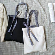 Mùa hè Hàn Quốc thời trang lưới ren nơ vai túi sinh viên hoang dã túi vải túi xách túi xách nữ