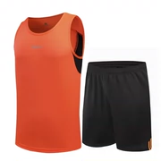 Quần áo bóng rổ phù hợp với nam áo mùa hè nhanh khô quần áo vest lỏng không tay thể thao chạy quần áo thể dục nam - Quần áo tập thể hình