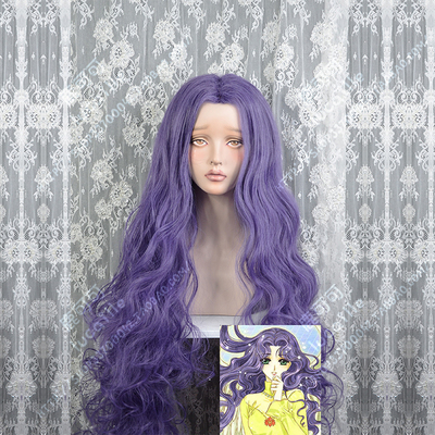 taobao agent Magic Card Girl Sakura Baixin Sakura Book Two Manga Comic Edition Liuli Deep purple 130cm wavy wig