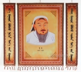 Чингисхан с краской живописью Монгольские ручной