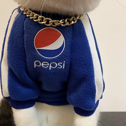 Одежда для домашних кошек Весна и осенняя одежда Противоизлевая воздушная суперструктура, бархатный теплый маленький и средний свитер для собак