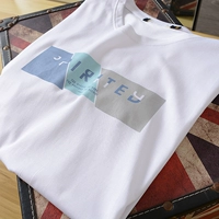 (Трансграничная торговля), освежающая летняя футболка с коротким рукавом с круглым воротником, из ворсистого хлопка, короткий рукав