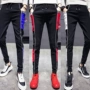 Quần âu nam giới trẻ trung cá tính Hàn Quốc xu hướng xuân mới học sinh trung học cơ sở Quần dài chân dài - Quần mỏng quần nam ống rộng