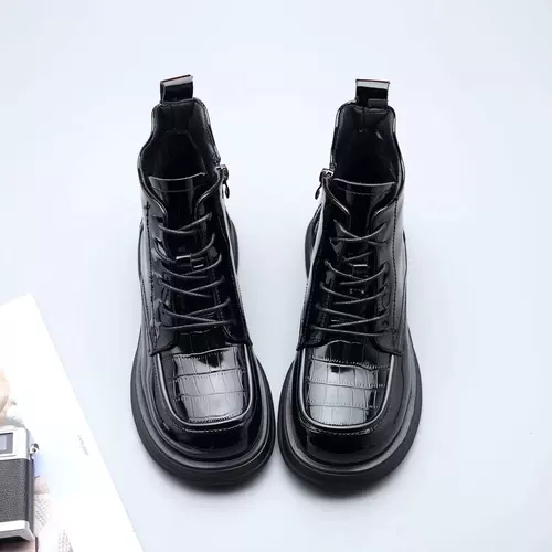 Новые кожа Martin Boots Plus Velvet 8009