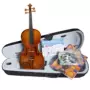 Si Yachen Saysn người mới bắt đầu chơi đàn violin giới thiệu nhạc cụ dành cho người lớn bằng gỗ - Nhạc cụ phương Tây đàn guitar mini