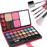 Makeup Eyeshadow Palette Set Makeup Artist Complete Beige Color Match Glamour Studio Mini Small Gradient Color Festival - Bộ sưu tập trang điểm